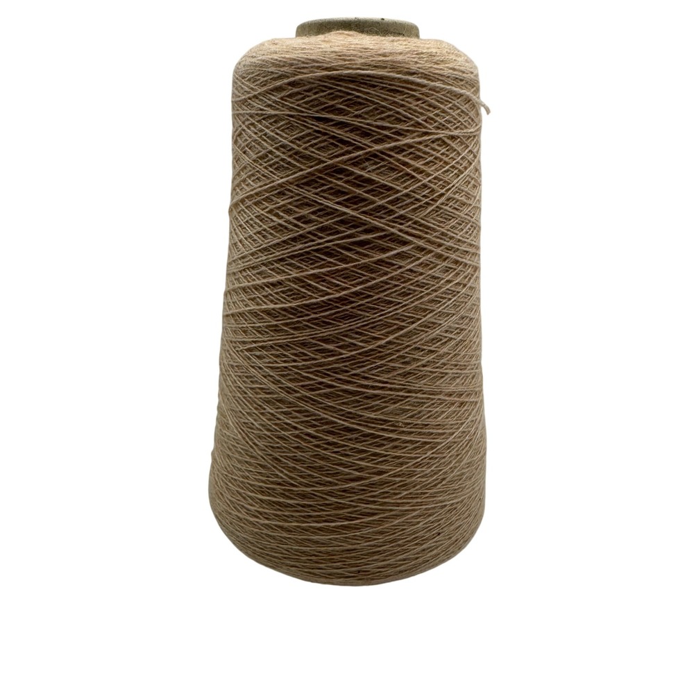 ColourMart 100% Cashmere Yarn Cone 150g 2/28nm Rosino Mel Beige Heather